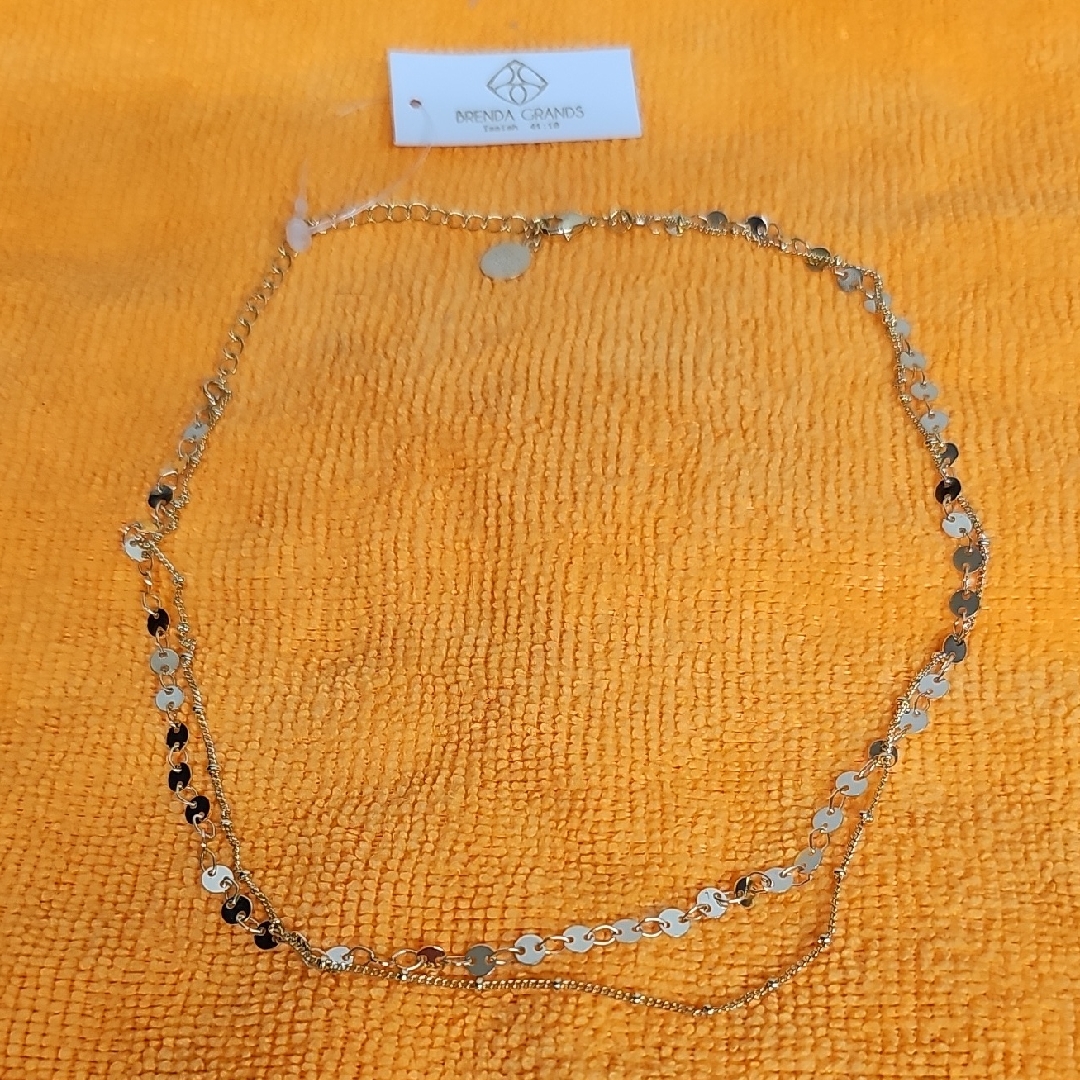 Brenda Grands Delicate Mirror Satelite Necklace Bfpm01153